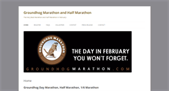 Desktop Screenshot of groundhogmarathon.com