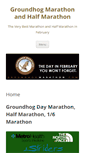 Mobile Screenshot of groundhogmarathon.com